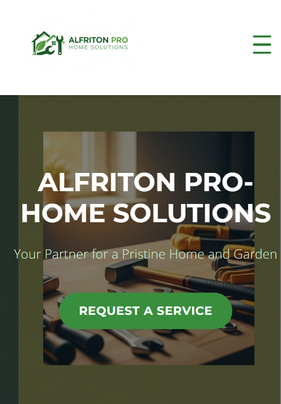 Homepage preview of Bloom Florals website