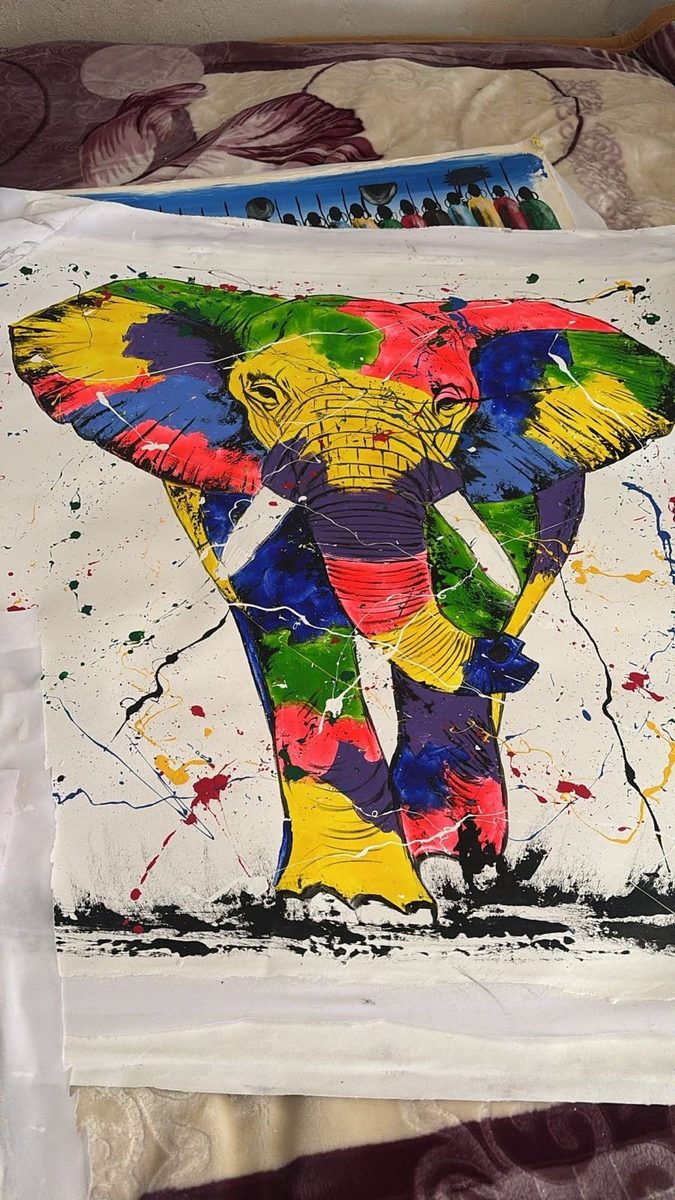 African artwork by M N Arts, Hout Bay